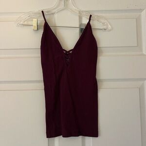 Women's Burgundy Cami Top